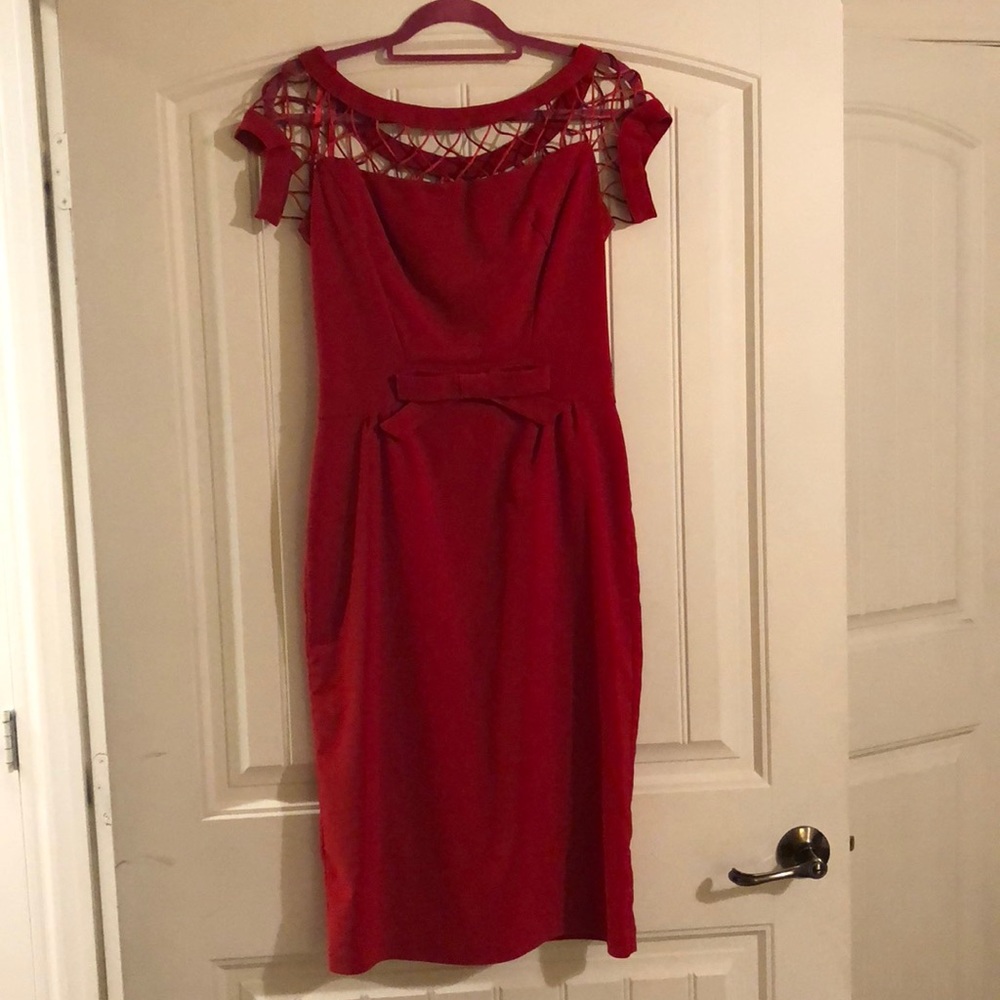 NWT Tatyana Red Pencil Dress